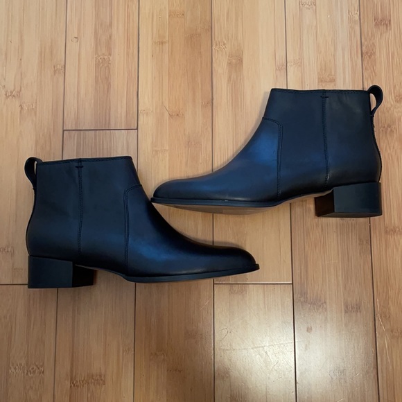 Madewell Camden Black Leather Ankle Boot 8M - Picture 2 of 10